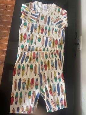 Kids Hanna Andersson Surfboard Print Pajama Shorts set